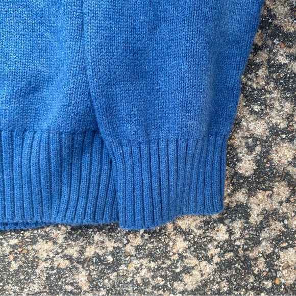 Polo by Ralph Lauren Men's Blue Half-Zip Sweater - Picture 7 of 8